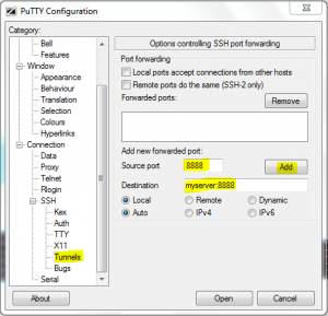 aws ssh tunnel proxy